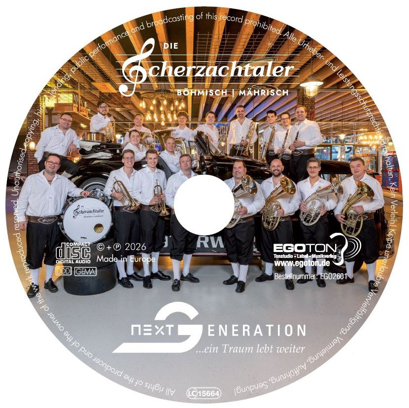 CD - Album nextGenerationein Traum lebt weiter – Die Scherzachtaler