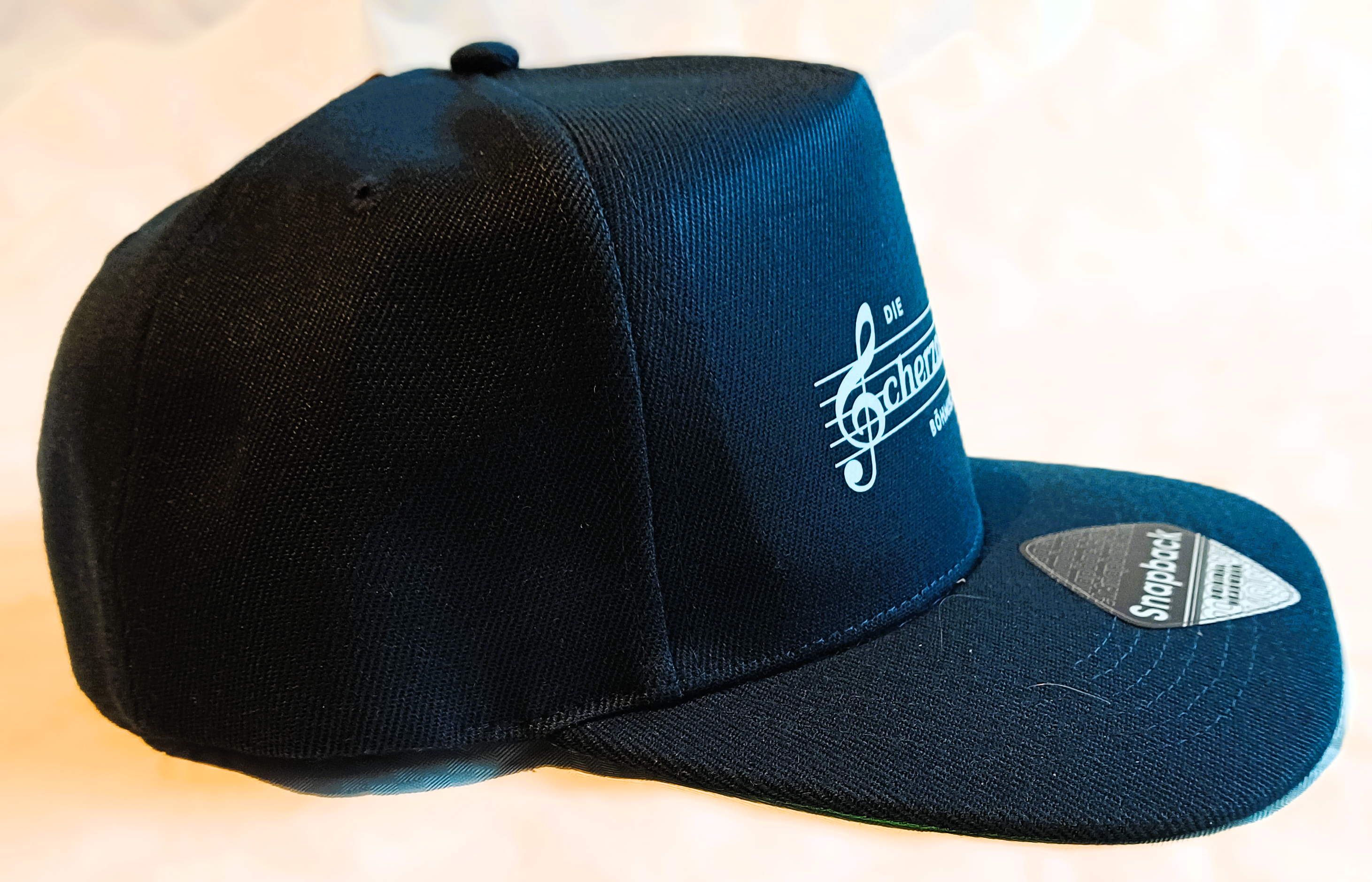 Snapback Cap mit Logo "Die Scherzachtaler" Beechfield® French Navy/French Navy